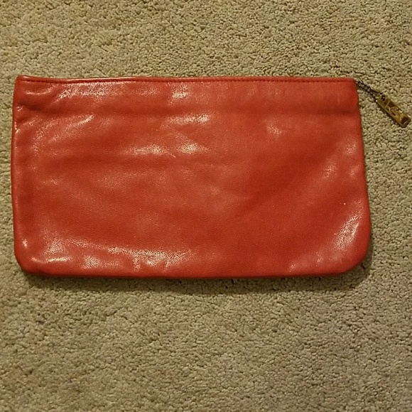 Vintage Letisse Red Leather Clutch - Picture 3 of 7